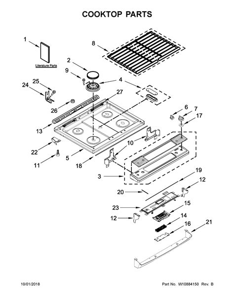whirlpool gas stove burner screws